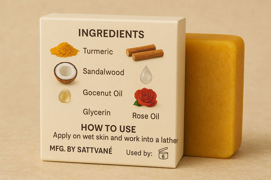 Tan Removal Soap - Turmeric & Sandalwood | For Glowing, Even skin