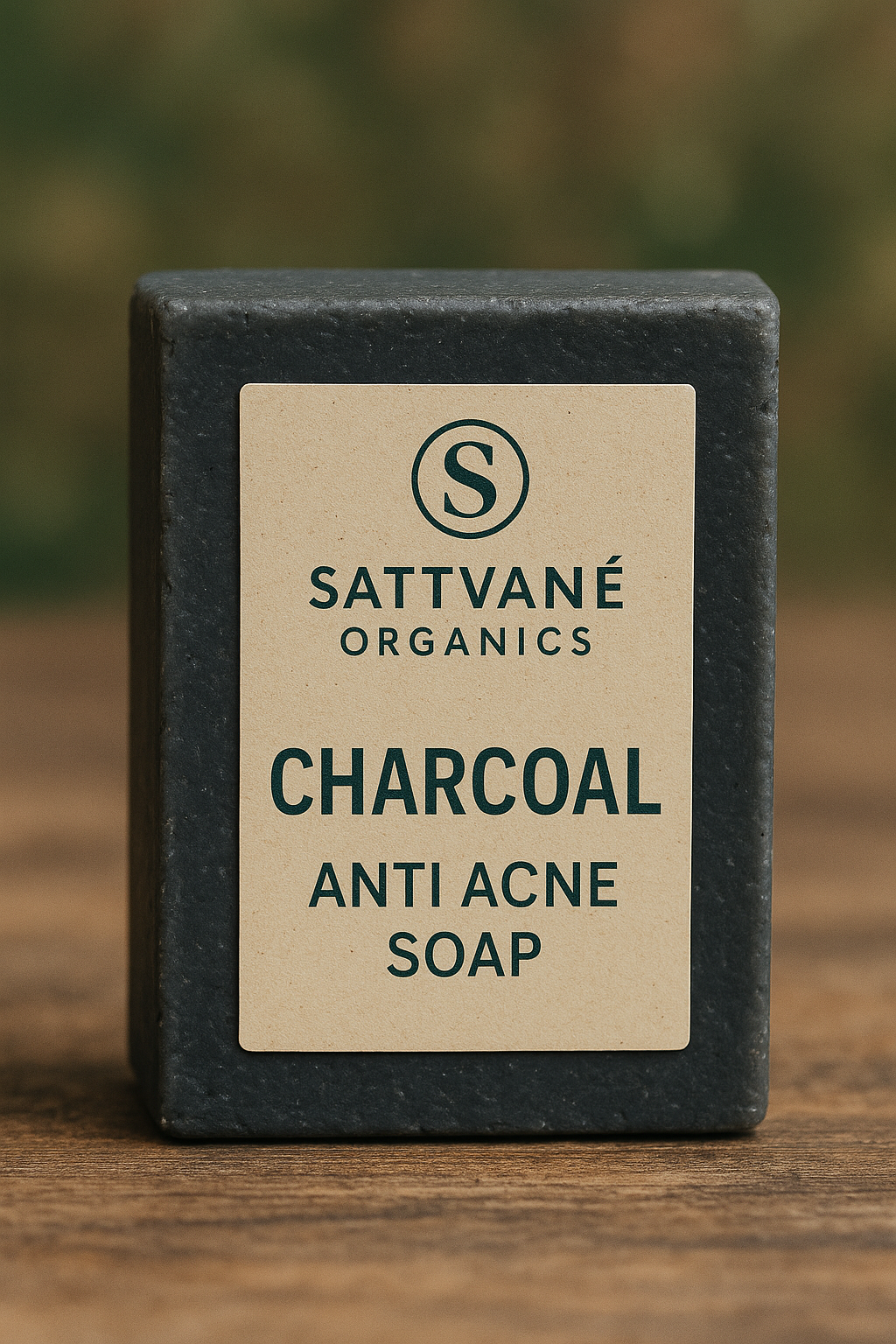 Anti-Acne Charcoal Soap Bar – Natural Deep Cleanser for Oily Skin