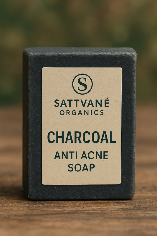 Anti-Acne Charcoal Soap Bar – Natural Deep Cleanser for Oily Skin