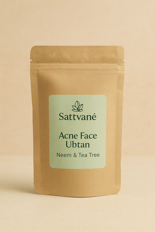 Anti-Acne Face Ubtan - Neem & Tea Tree | Clears Acne, Soothen Skin