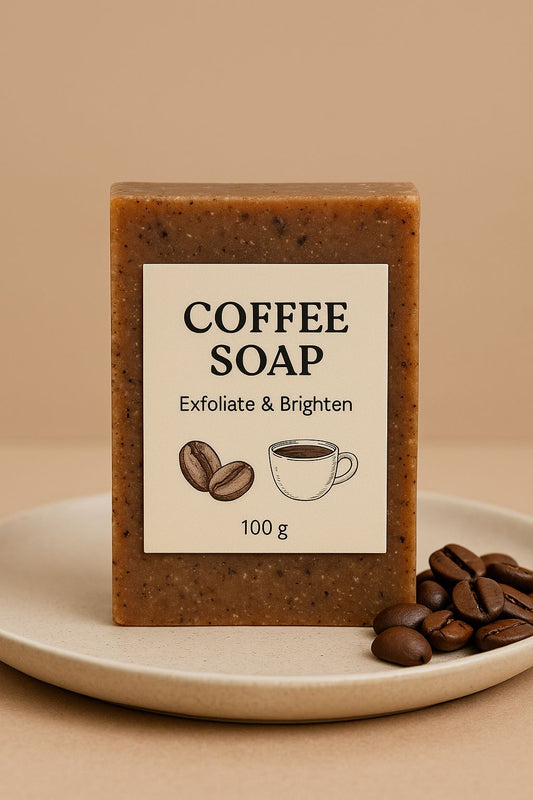 Sattvané Coffee Brightening Soap – Glow & Gentle Exfoliation