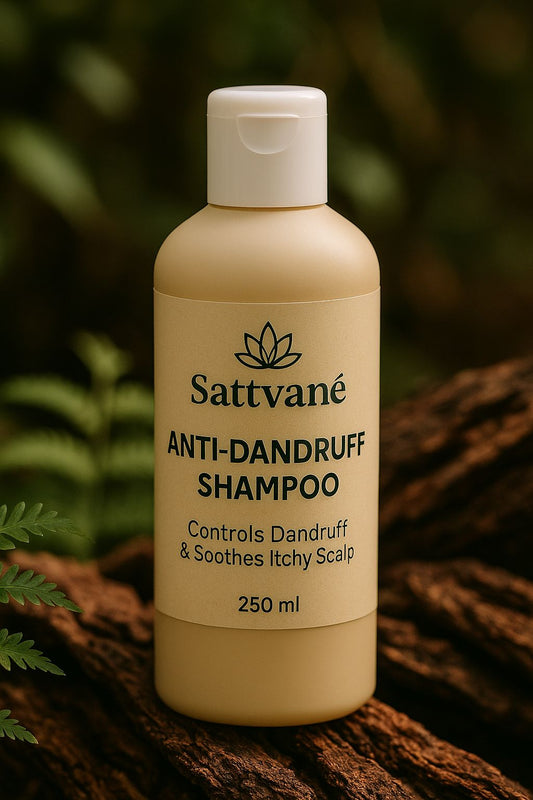 Sattvané Anti-Dandruff Herbal Shampoo – Soothes Itchy Scalp & Flake Control