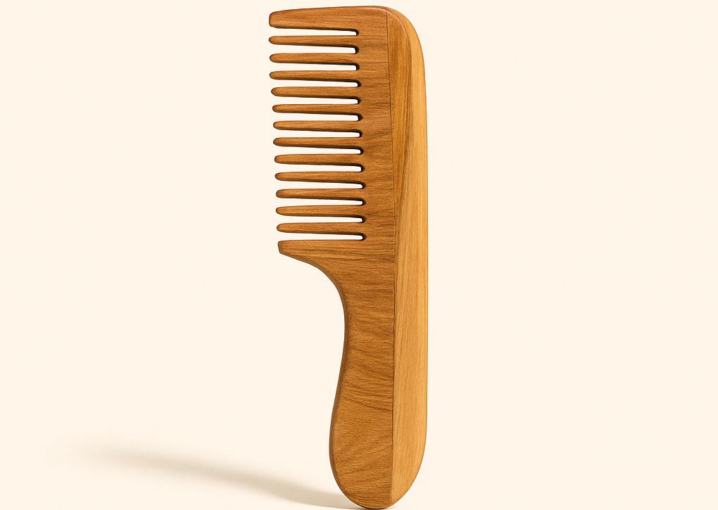 Neem Wood Anti-Hairfall Comb | Reduces Dandruff & Boosts Growth